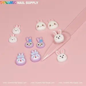 10 pcs Cute Kawaii Cartoon Mixed Shape Design Nail Charms