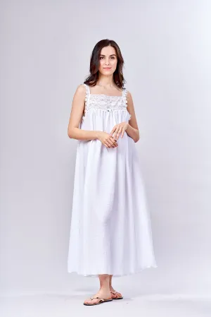 3011 - Long gown with straps