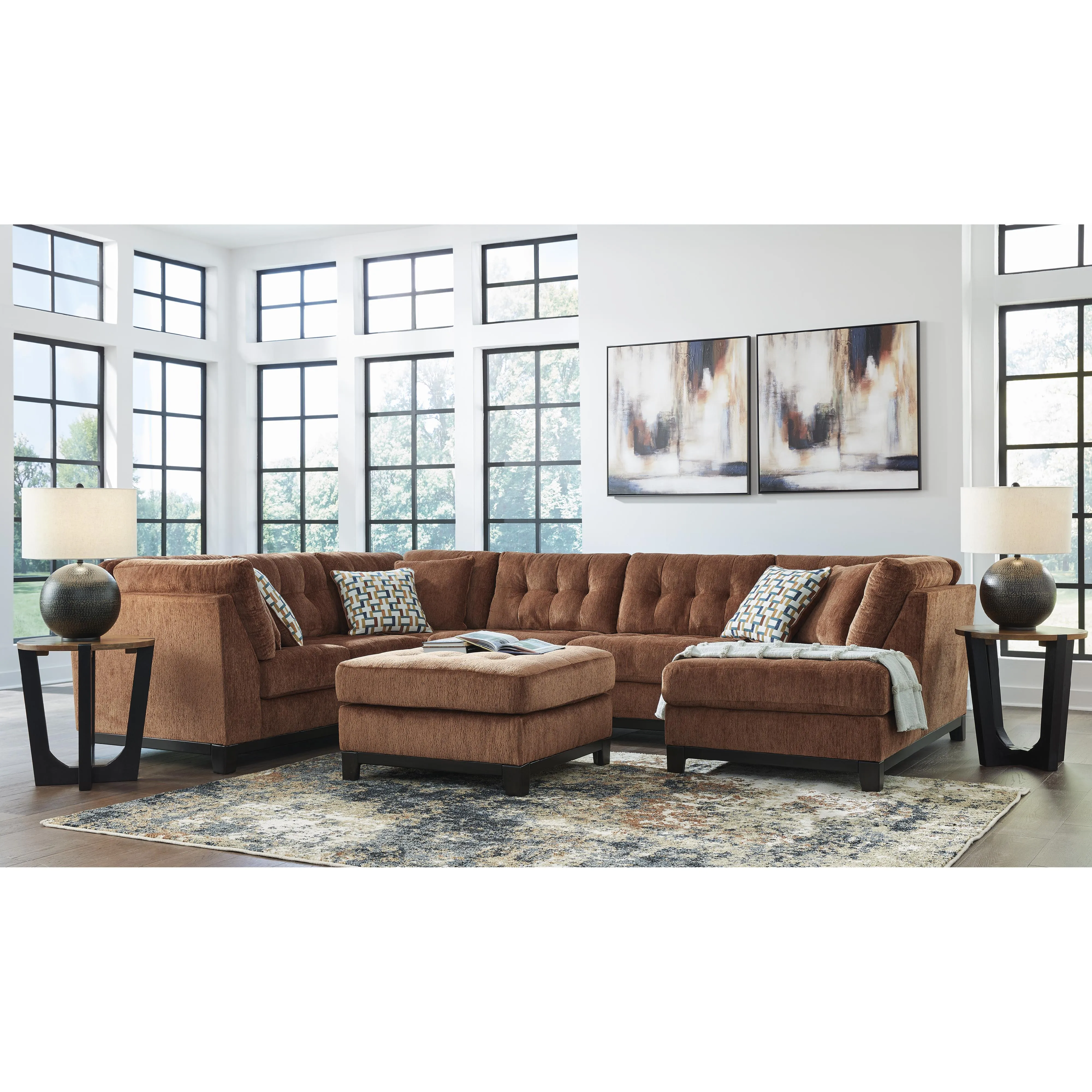 Ashley Laylabrook Fabric Ottoman 9220408