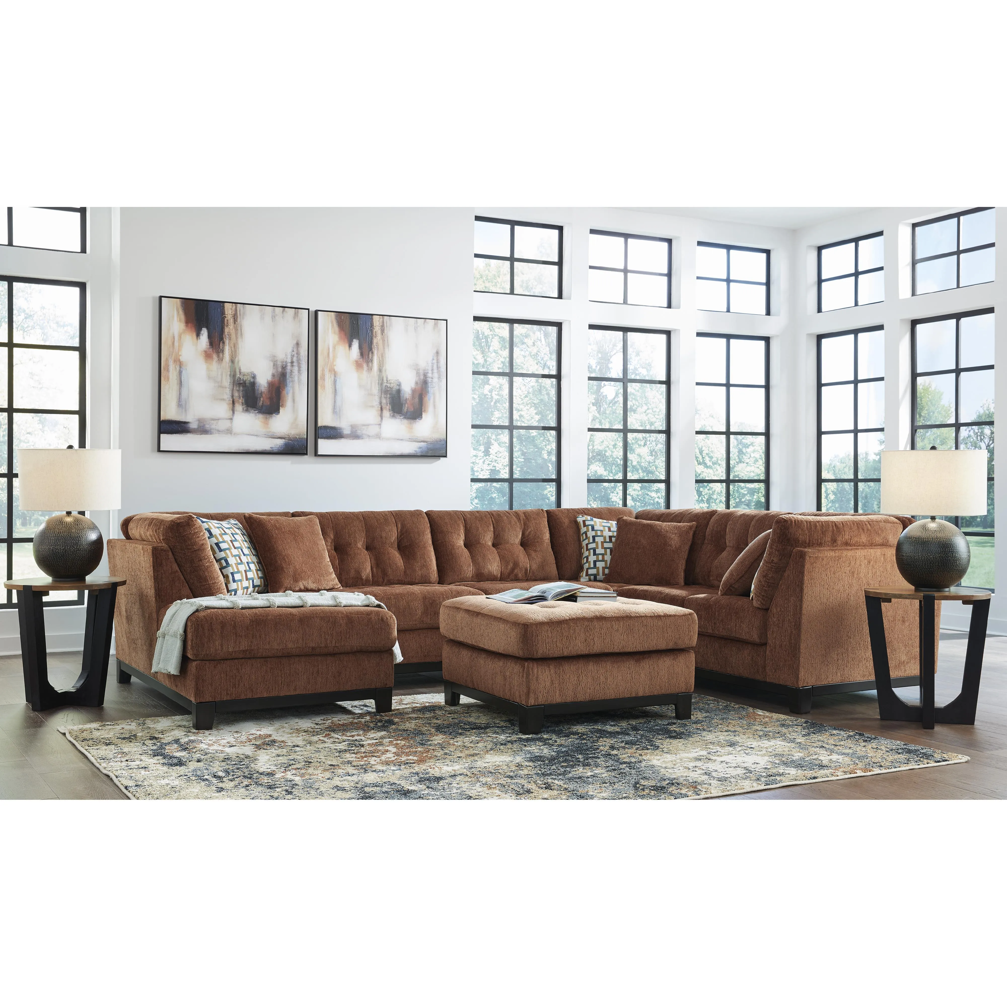 Ashley Laylabrook Fabric Ottoman 9220408