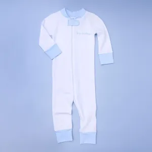 Big Brother Embroidered Zip Pajamas