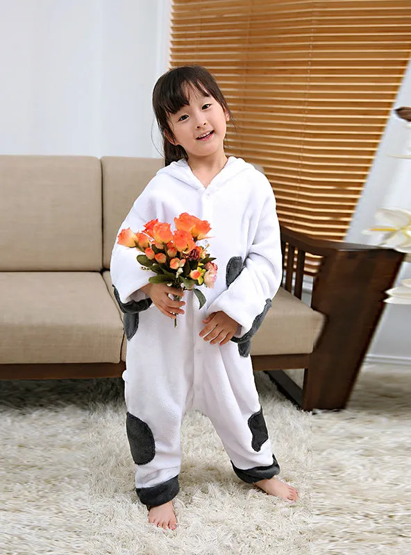 Children's Pajamas Cartoon Big White Animals Conjoined