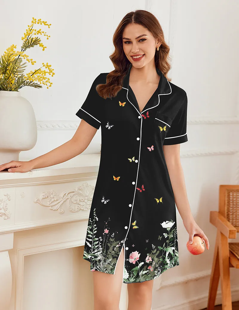 Classic Soft Button Down Sleepshirt (US Only)