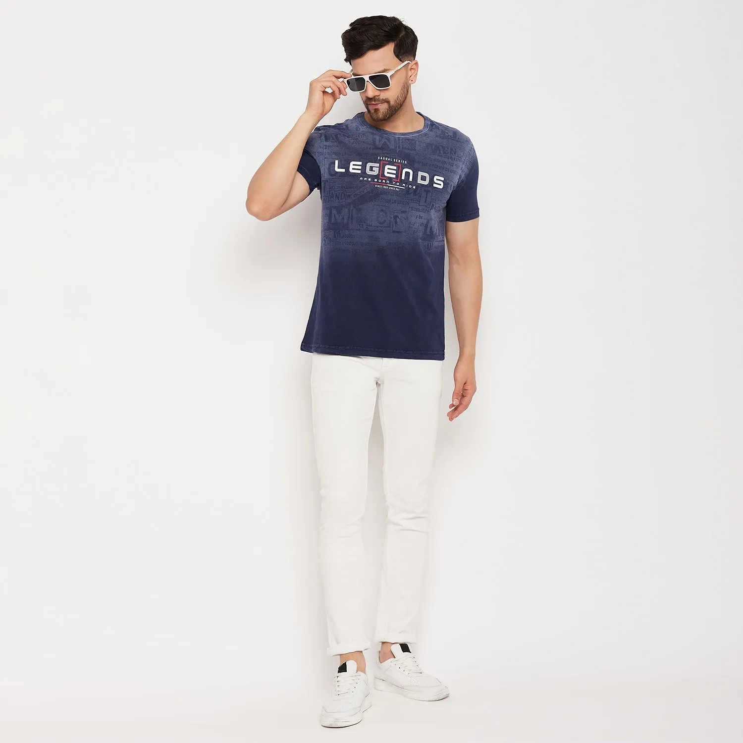 Duke Stardust Men Half Sleeve Cotton T-shirt (LF5774)