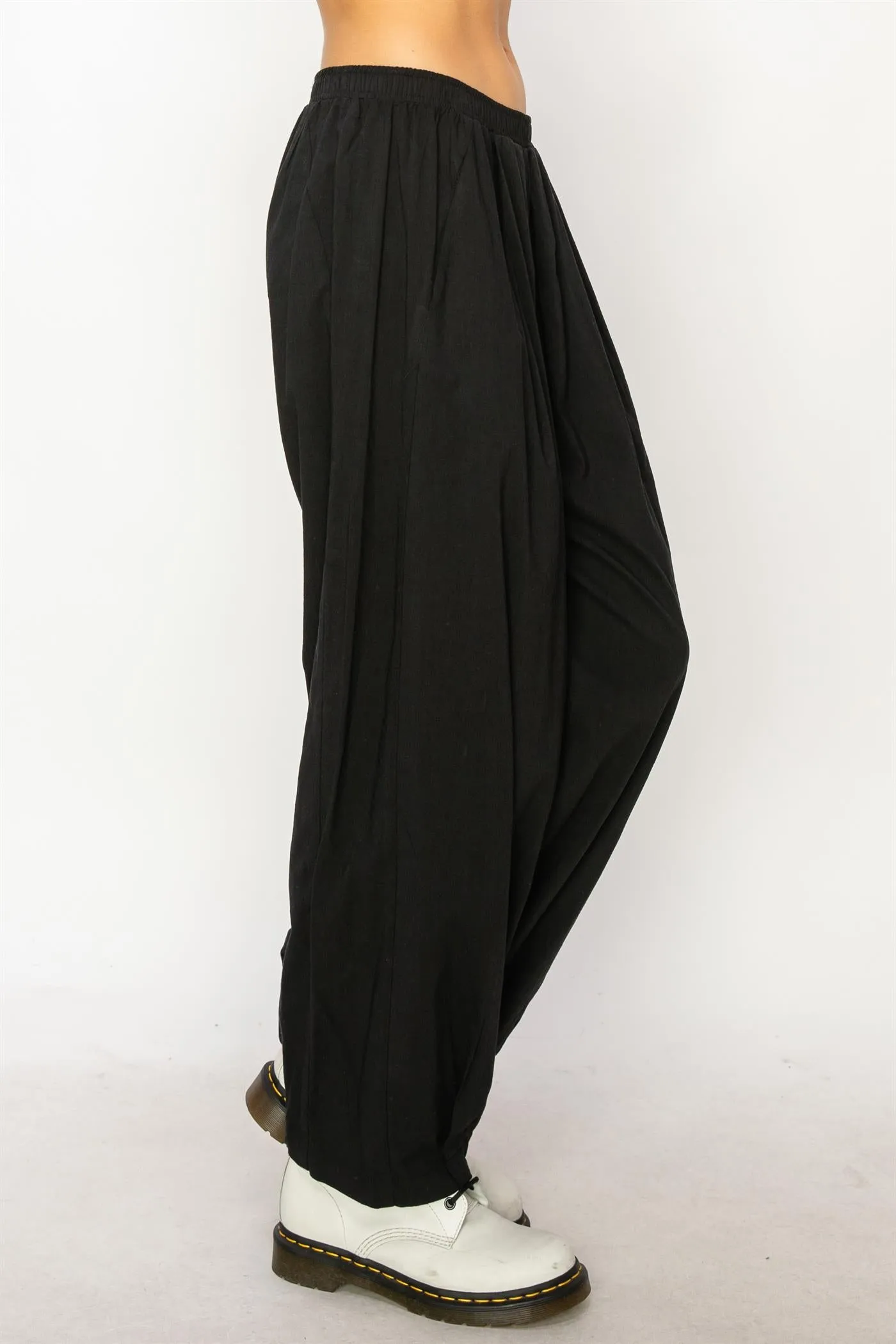 DZ24A651-Mid Rise Wide Leg Pants