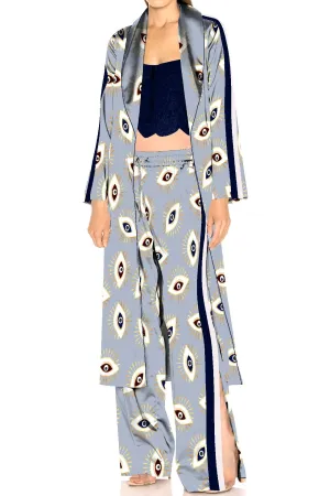 Evil Eye Grey Luxury Loungewear Women's