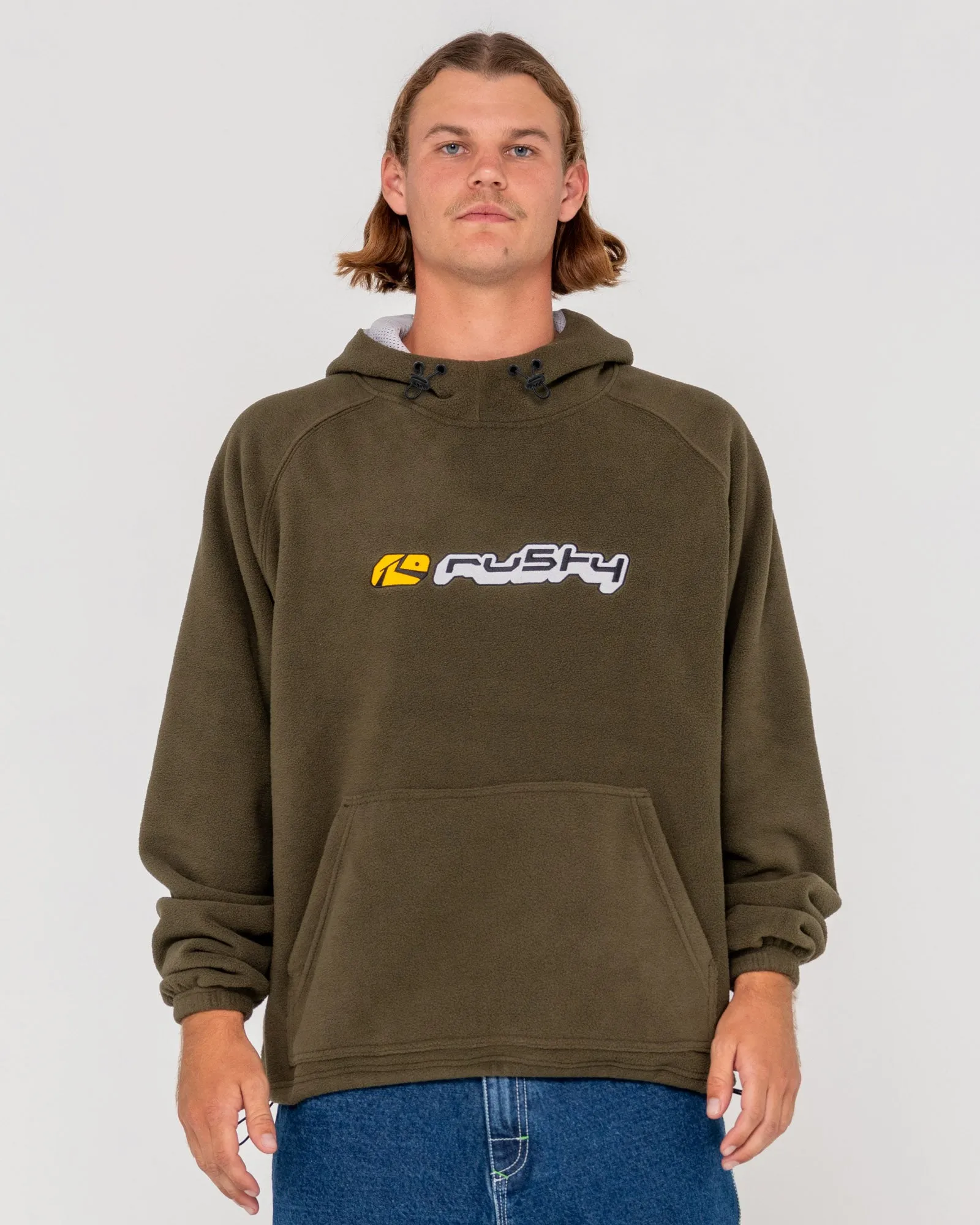 Express Oversized Polar Fleece Hoodie