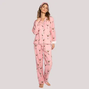 Flannel PJ Set (Vintage Pink)