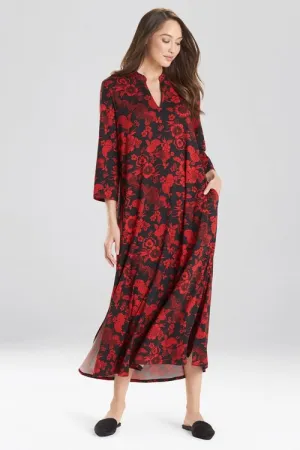 Fleur Dragon Printed Caftan