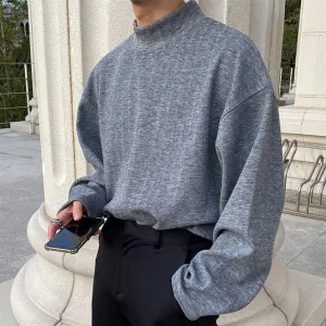 [Korean Style] Divo Cotton Oversized Turtleneck Sweatshirts