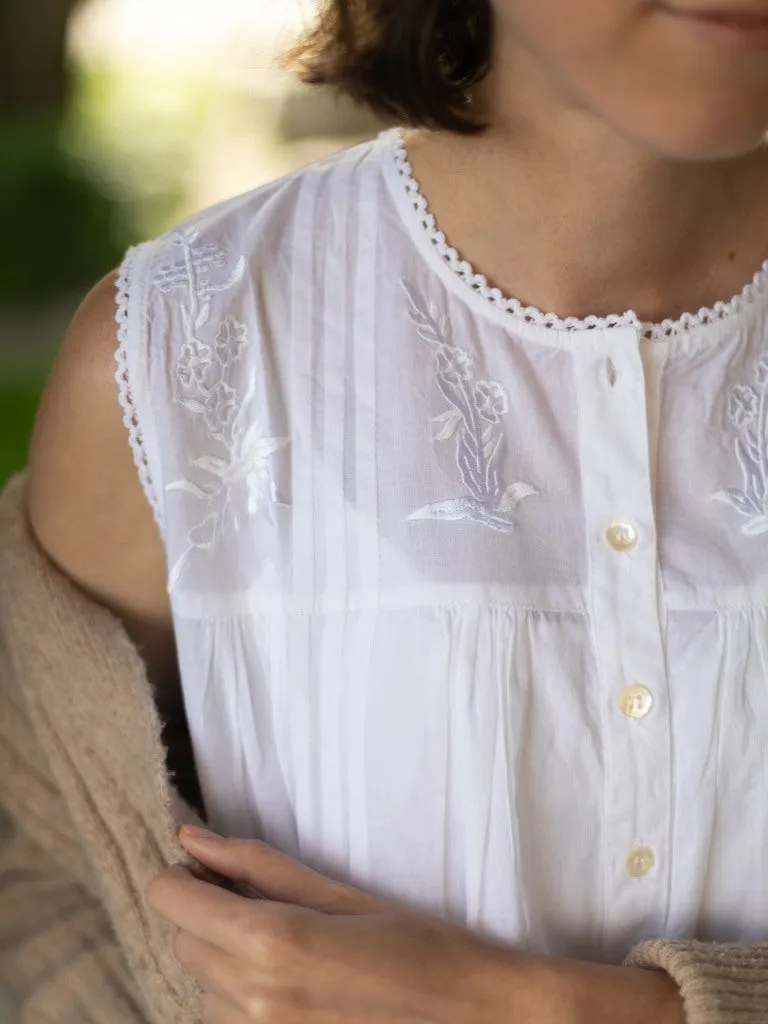 Laura White Nightgowns