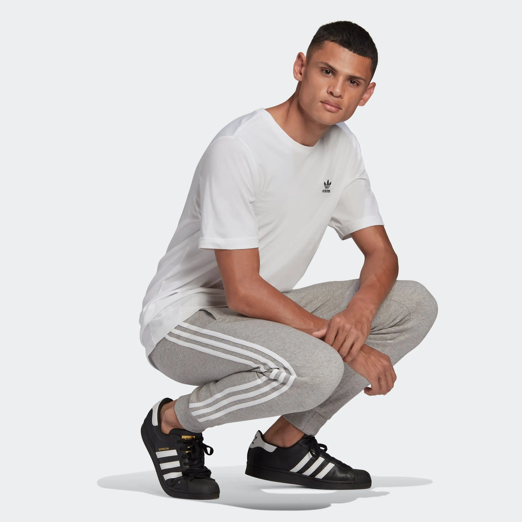 Men's adidas Originals Adicolor Classics 3-Stripes Pants Grey