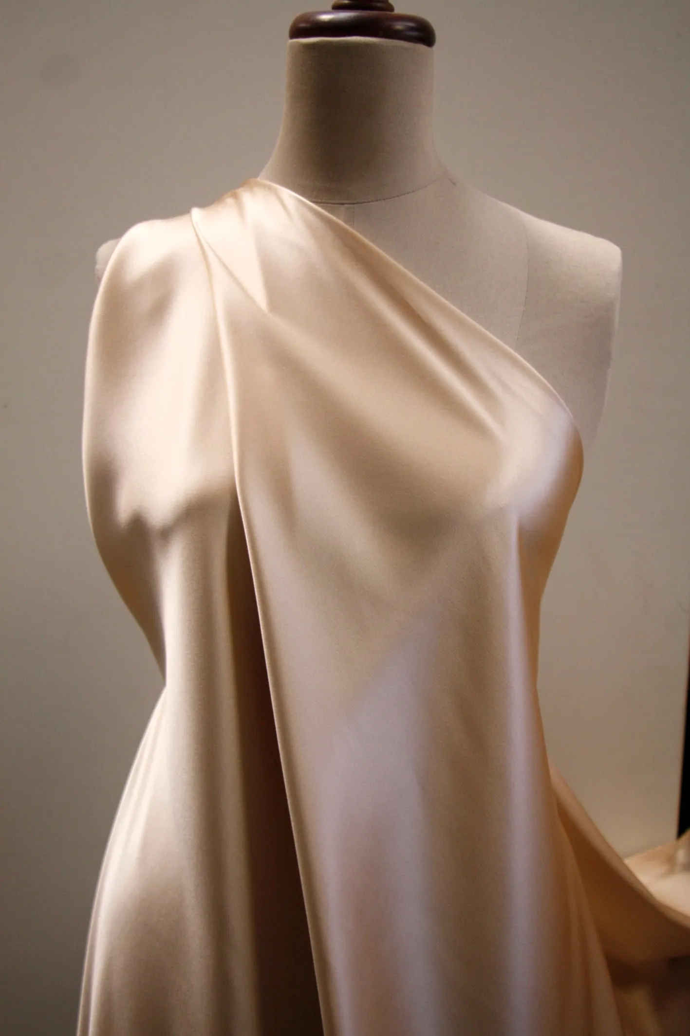 Nude Silk Satin 22mm