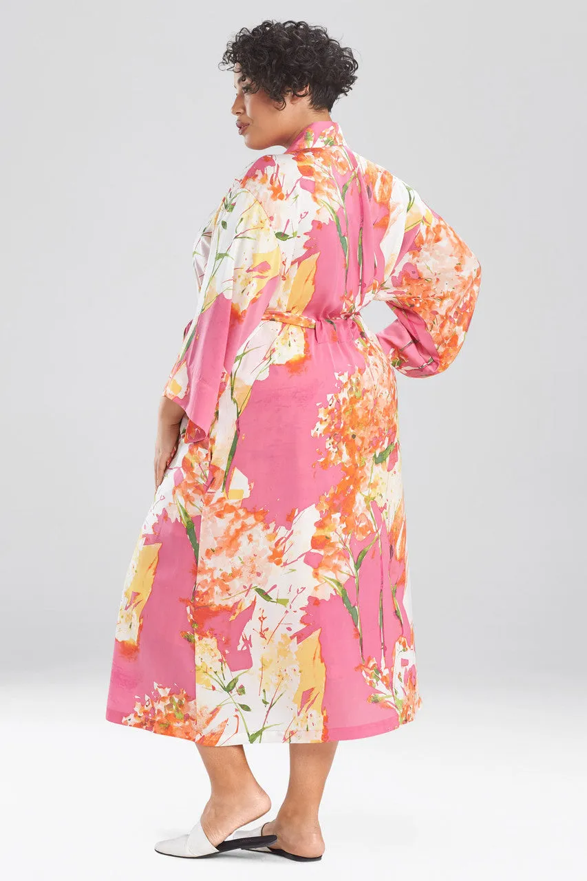 Painted Bouquet Robe