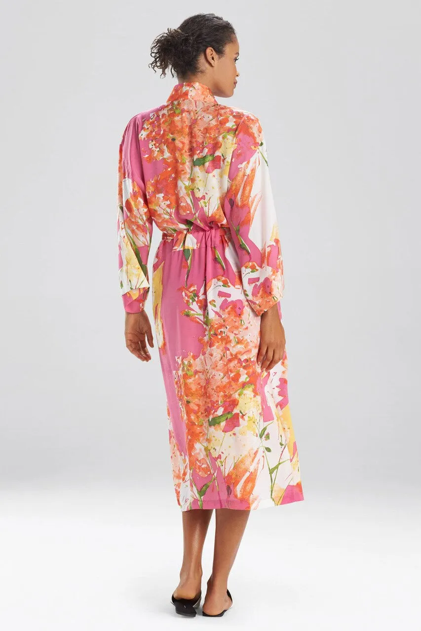 Painted Bouquet Robe