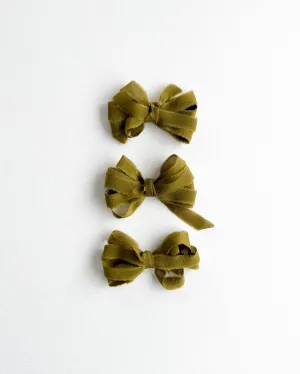 Silk Ribbon Trim in Lichen