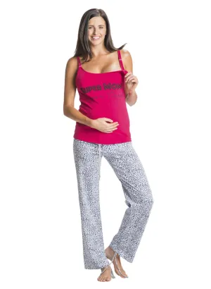 Super Mom Maternity & Nursing Pajama Set