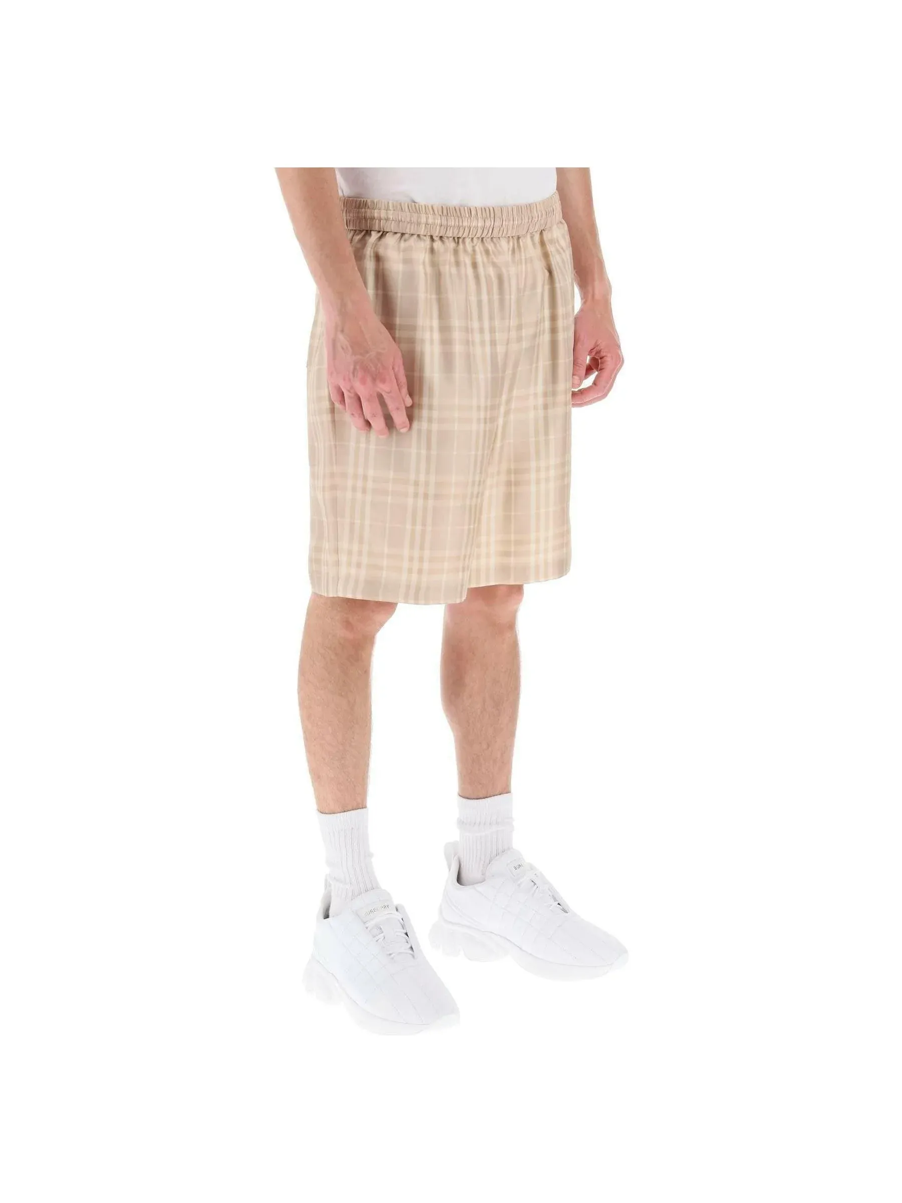 Tartan Silk Shorts