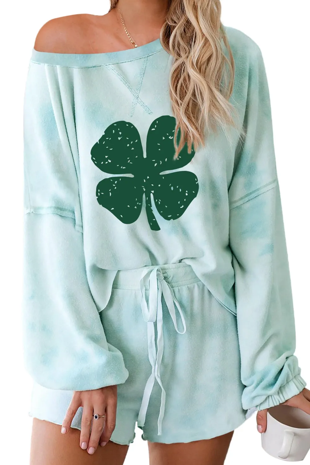 Tie-dye Pajamas Loungewear Set