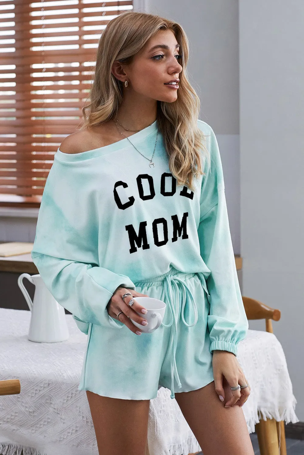 Tie-dye Pajamas Loungewear Set