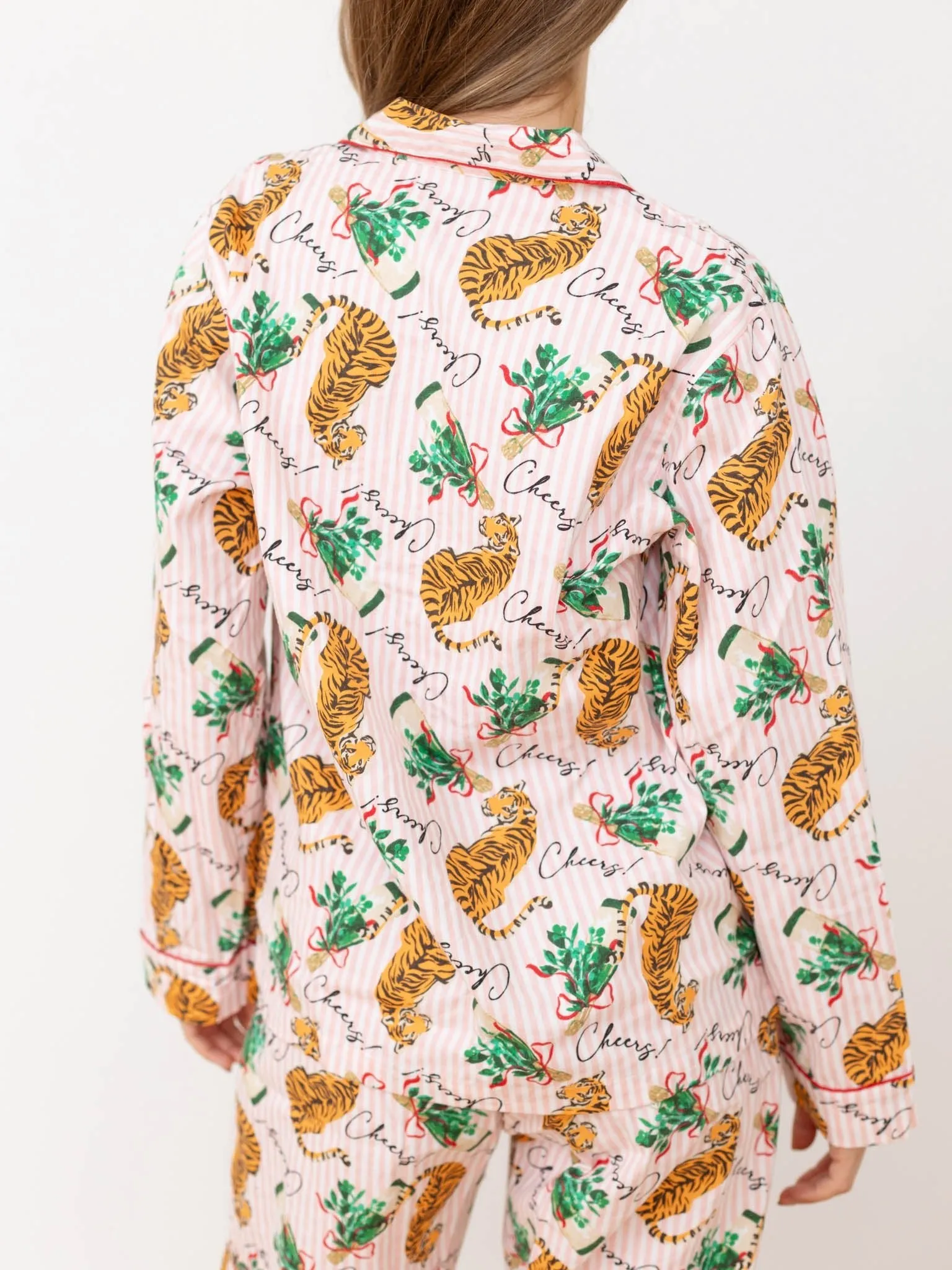 Tiger Stripe Flannel PJ Set